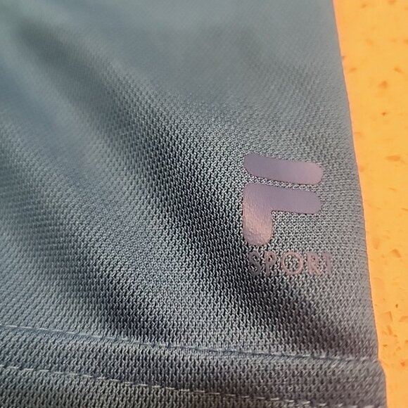 Fila Sport Golf Polo XL Men's Blue Shirt Short Sleeve Athletic Fit - Picture 5 of 5
